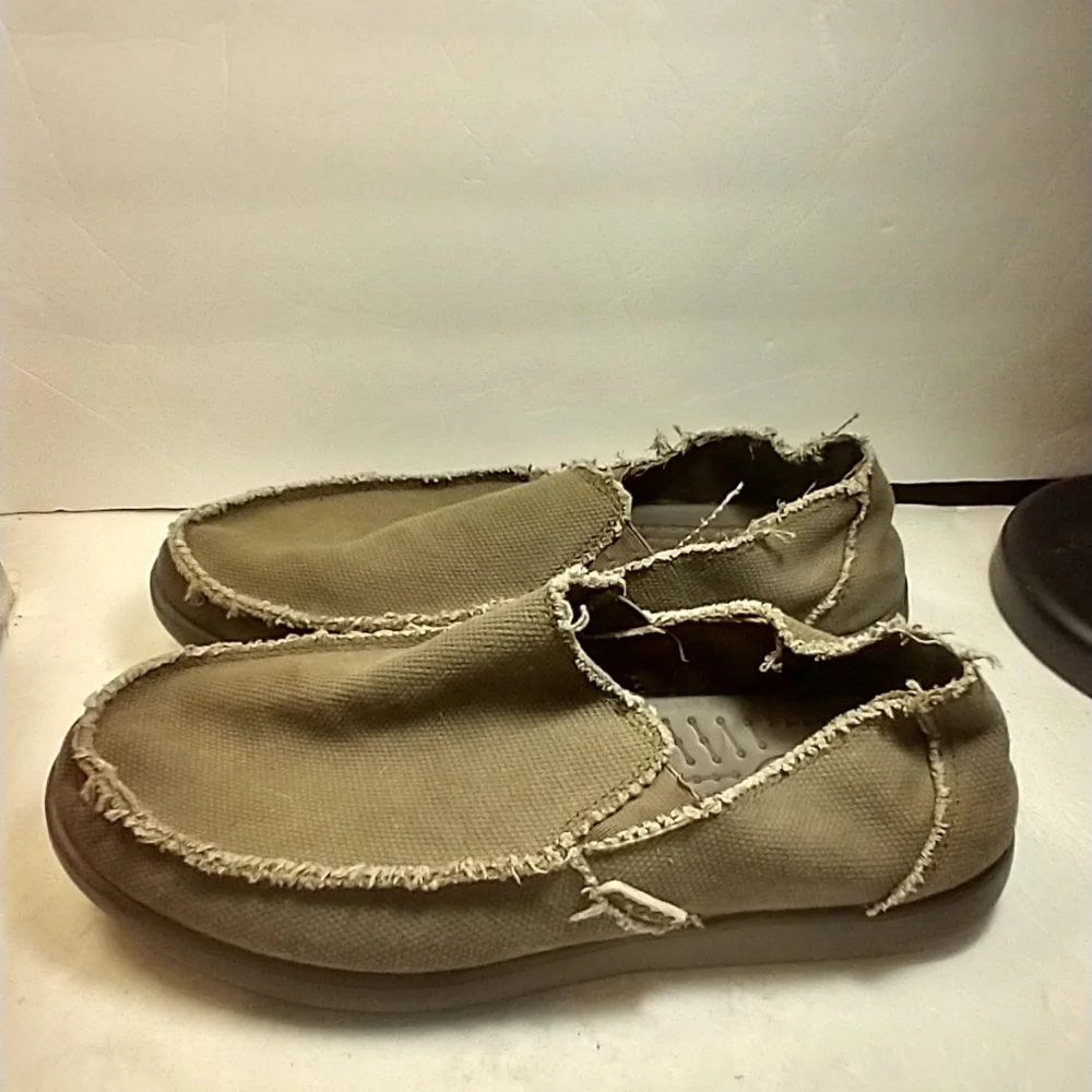 Crocs Santa Cruz Slip On Canvas Loafers Shoes Men's sz 8